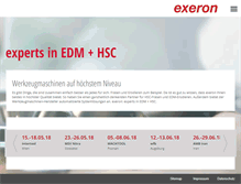 Tablet Screenshot of exeron.de